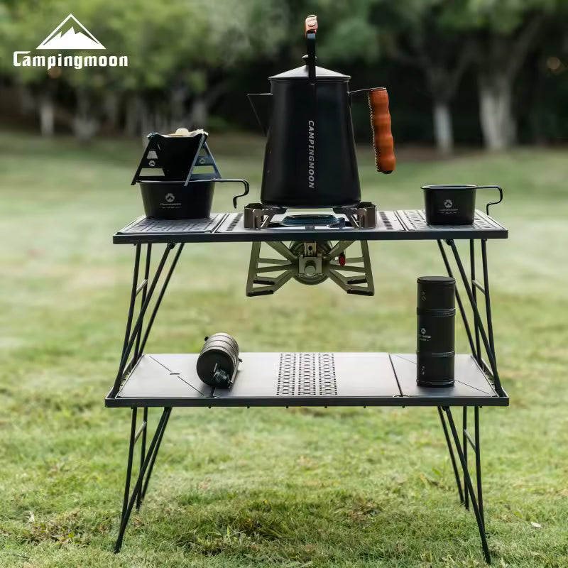Camping Moon CK-2G IGT Modular Outdoor Camping Double layer Folding Table (2026)