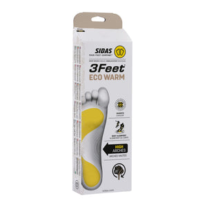 Sidas 3Feet® Eco Warm High Insoles — packaging
