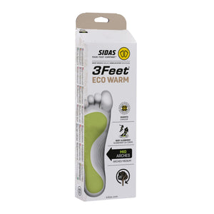 Sidas 3Feet® Eco Warm Mid Insoles — packaging