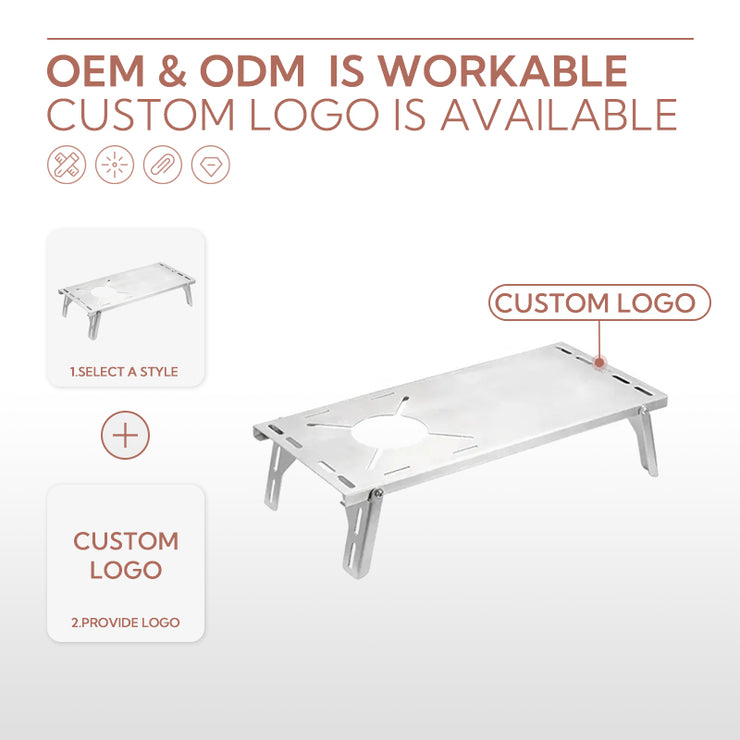 Campingmoon Solo Stove Table + Bag 0.75-Unit (IGT Compatiable) SK-310CP