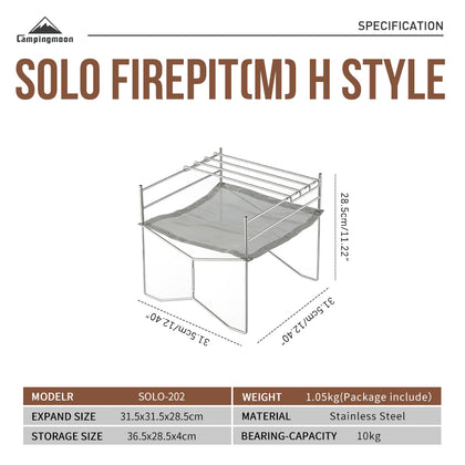 Campingmoon Solo Grill Set Solo-202