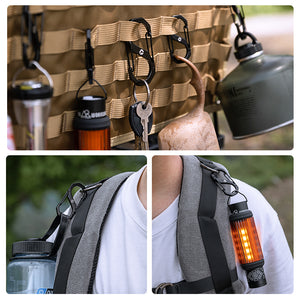 Campingmoon Carabiner Clips – 2Pcs