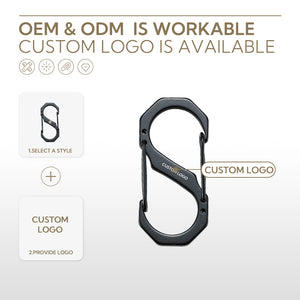 Campingmoon Carabiner Clips – 2Pcs