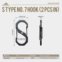 Campingmoon S Hooks – No.7