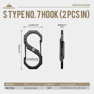 Campingmoon S Hooks – No.7