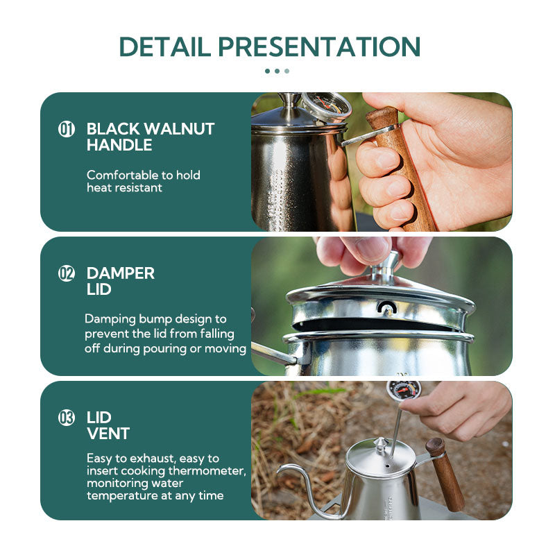 Campingmoon Hand Brew Kettle