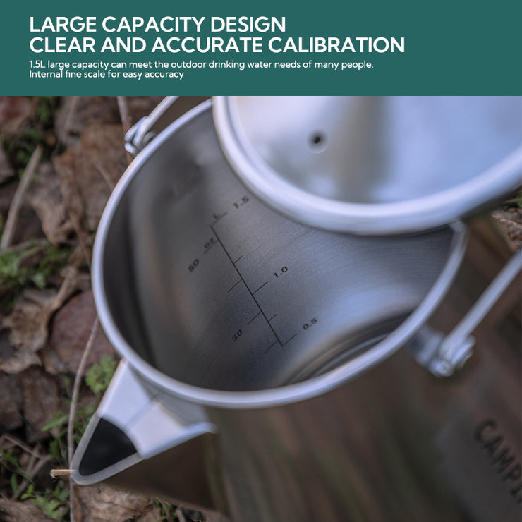 Campingmoon Incineration 1.8L Kettle
