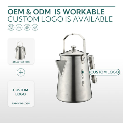 Campingmoon Incineration 1.8L Kettle