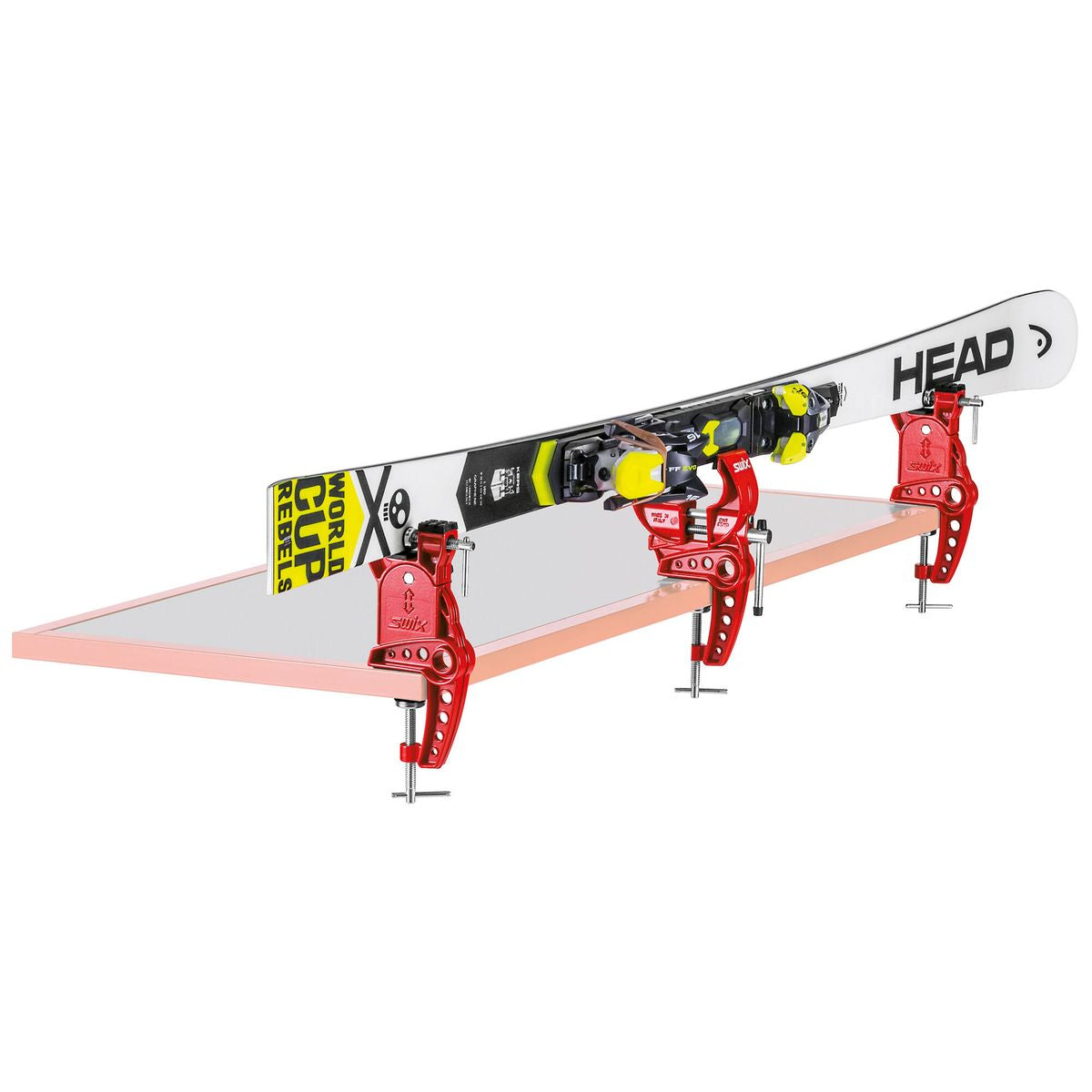 Swix WC 3-Piece Ski Vise, 50mm Jaws
