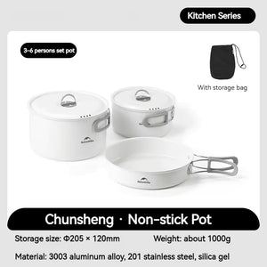 Naturehike Ceramic Non-Stick Pot Set (2026)