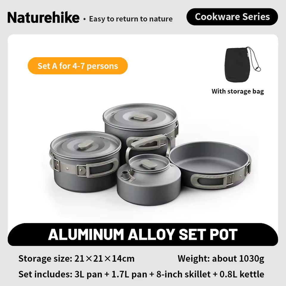 Naturehike Wild Trekking Aluminium Alloy 1.7L pot