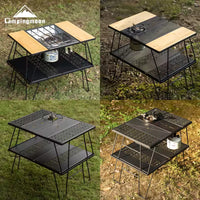 Campingmoon CK-2G IGT Modular Outdoor Camping Double layer Folding Table 2026