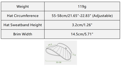 Beneunder BM56124 Bouffancy - Women's Sun Visor Hat Upf50+