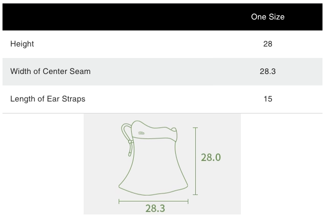 Beneunder AL340 Balle - Women's Sun Protection Face Mask Upf50+