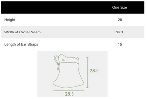 Beneunder AL340 Balle - Women's Sun Protection Face Mask Upf50+