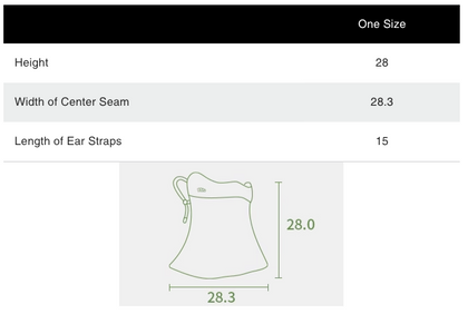 Beneunder AL340 Balle - Women's Sun Protection Face Mask Upf50+