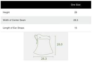 Beneunder AL340 Balle - Women's Sun Protection Face Mask Upf50+