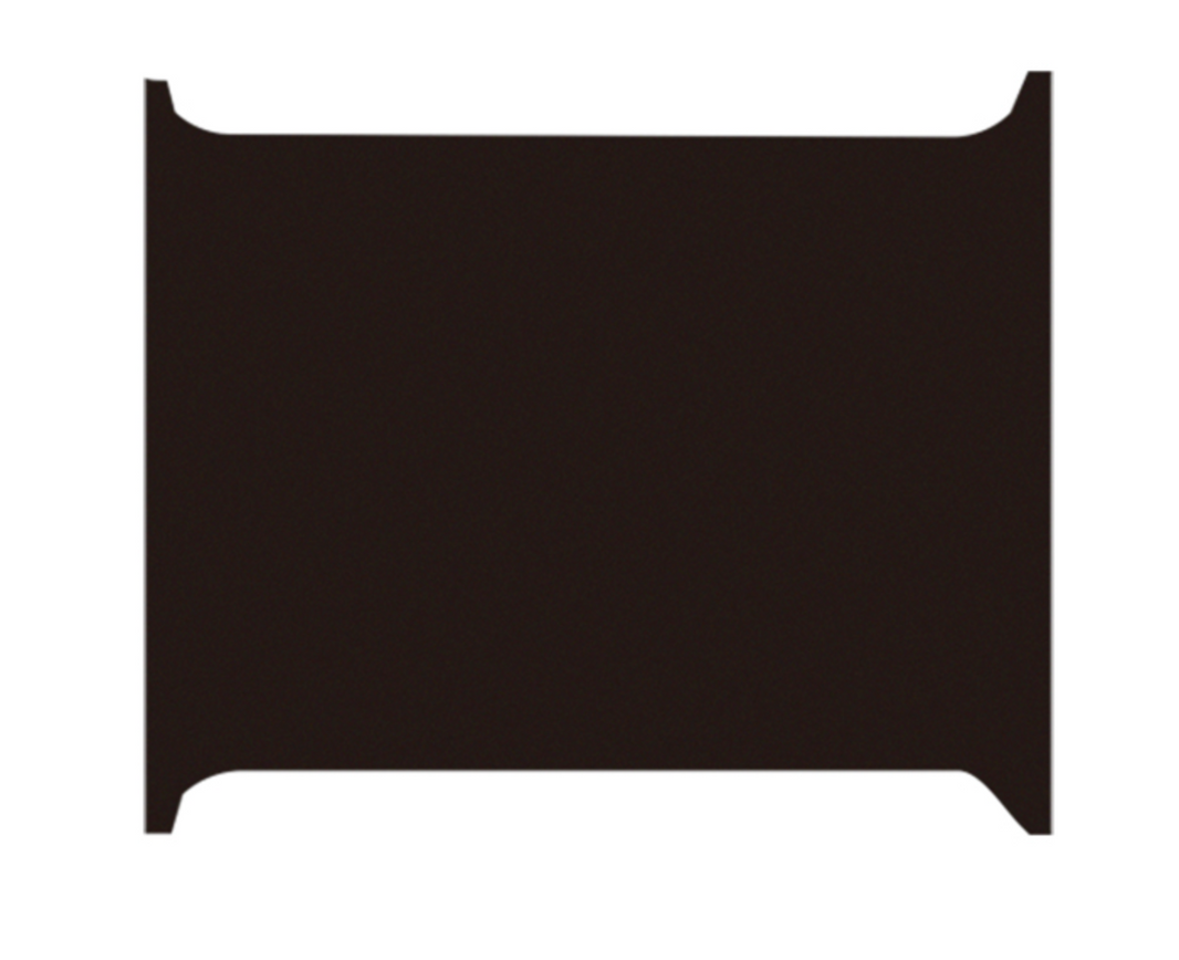 Mobi Garden LS 70D ceiling liner panel shown flat in dark brown