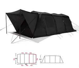 Mobi Garden LS 4 (70D) Tunnel Tent with Inner Tent Set