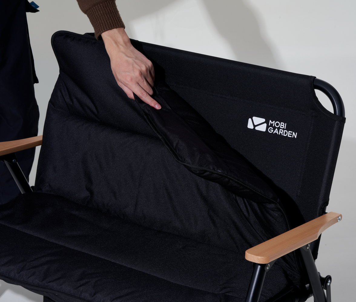 Mobi Garden YM Double Chair With Cloth Cover