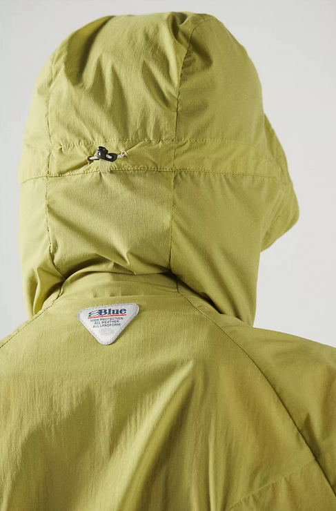 Blue Basic Hooded Sun Protection Jacket