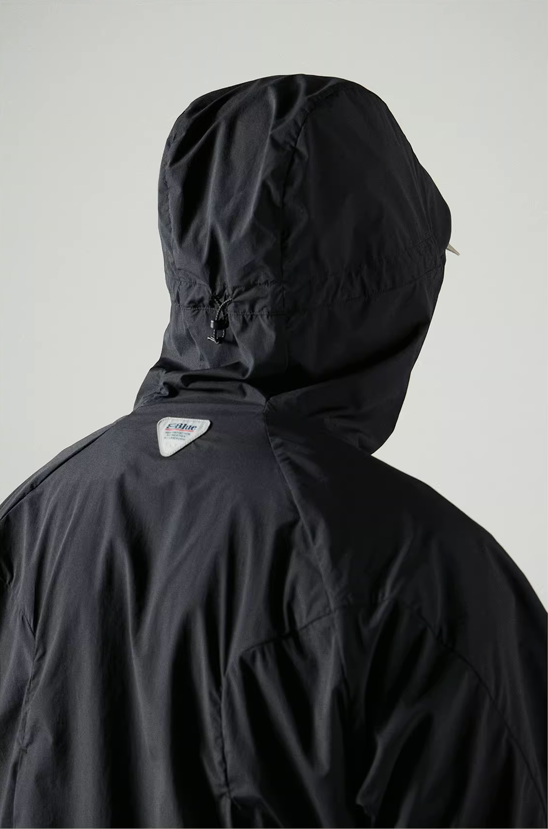 Blue Basic Hooded Sun Protection Jacket