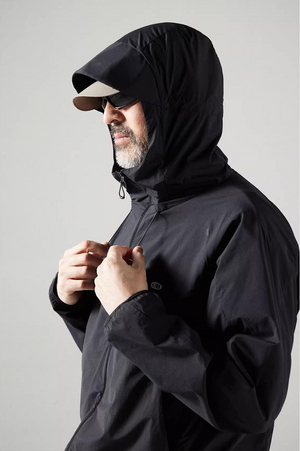 Blue Basic Hooded Sun Protection Jacket
