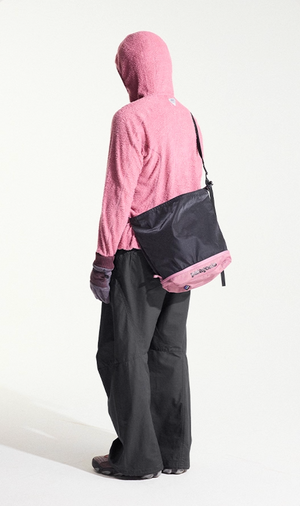 Blue Cotton Wide Leg Curved Knife Men's Pants