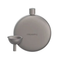Fire Maple Ash Titanium Hip Flask