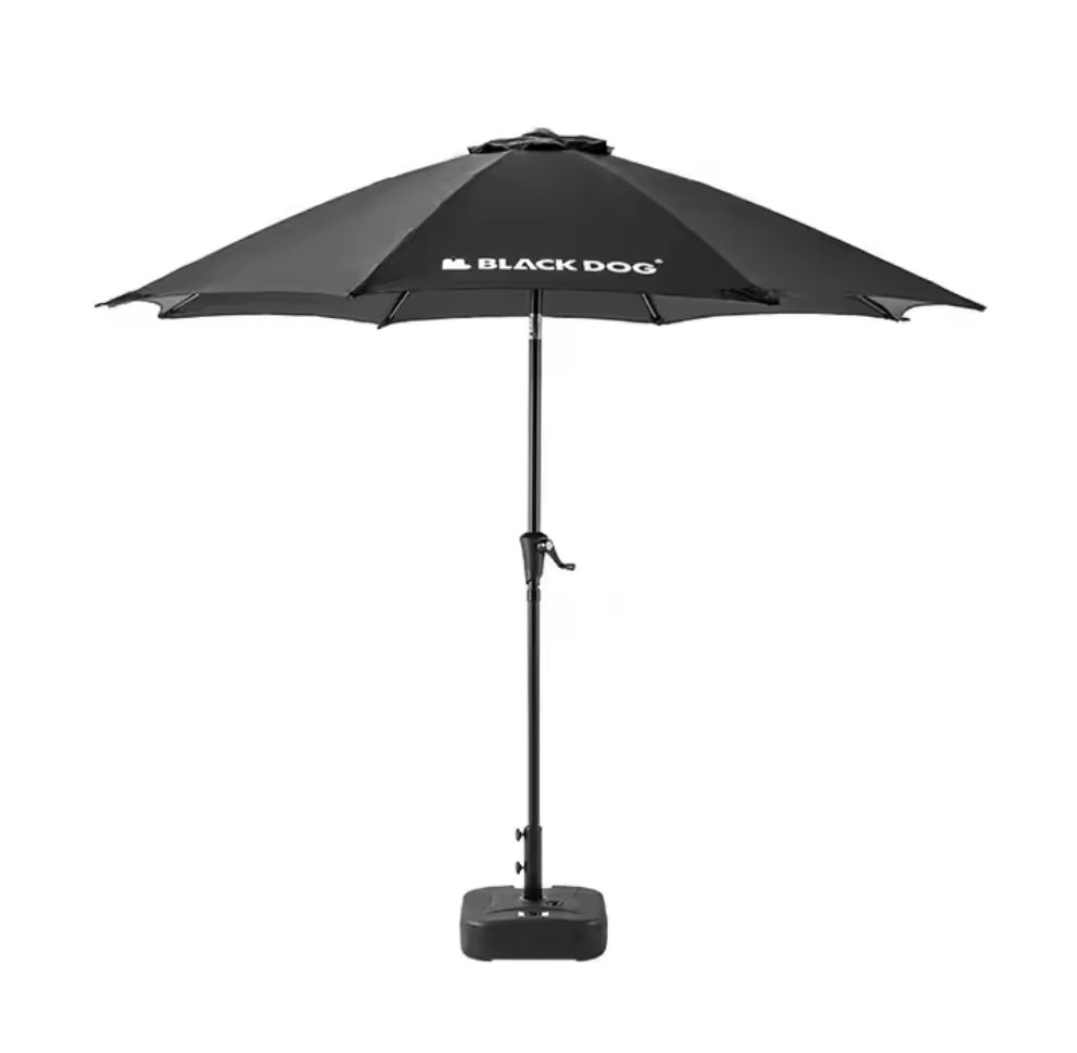 Black Dog Sunset Outdoor Umbrella - Pro