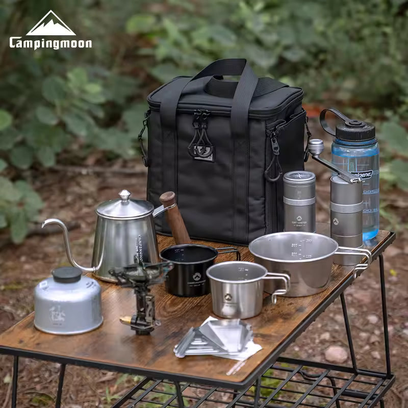 Camping Moon BKXD-5F-B Camping Travel Outdoor Canvas Black Bag (2026)