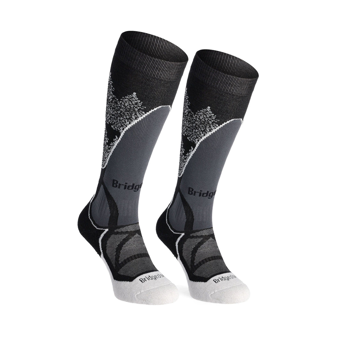 Bridgedale Black Midweight Merino Performance Ski Socks - Women's