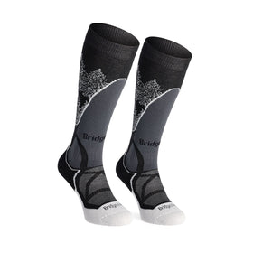 Bridgedale Black Midweight Merino Performance Ski Socks - Women's