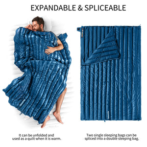 Naturehike Cicada Wing CW295 Down Envelope Sleeping Bag (2026)