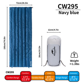Naturehike Cicada Wing CW295 Down Envelope Sleeping Bag (2026)