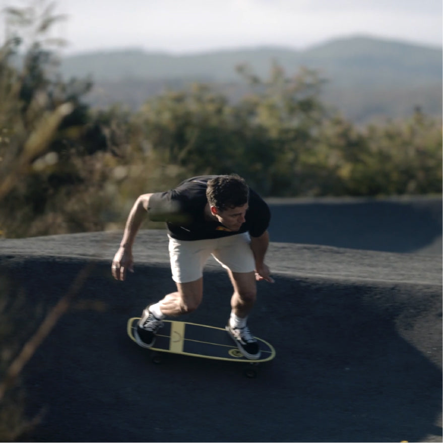 Skateboard de surf Hot Buttered 31'' - Magic Egg - Rainbow Laser