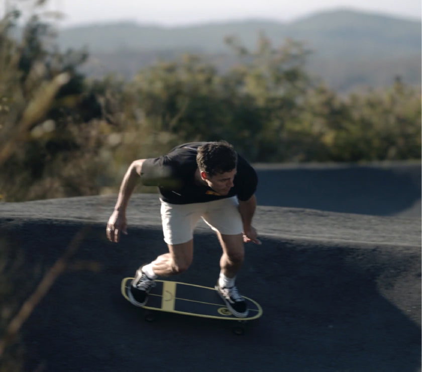 Skateboard de surf Hot Buttered 31'' - Magic Egg - Rainbow Laser