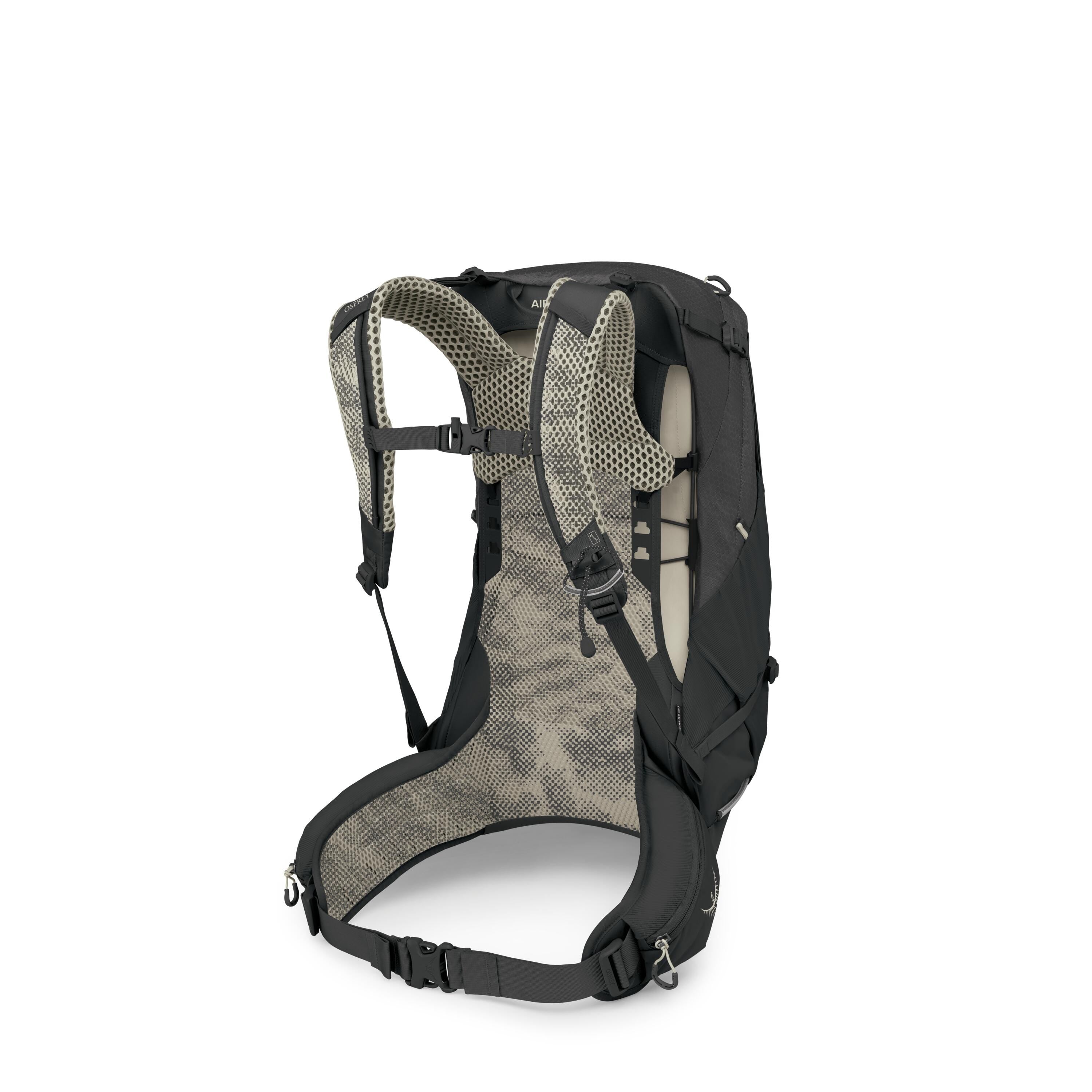 Osprey Stratos 24 AirSpeed suspended-mesh backpanel rear view