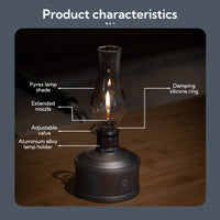 Campingmoon Lamp Glass Globe T-1-AT