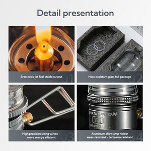 Campingmoon Lamp Glass Globe T-1-AT