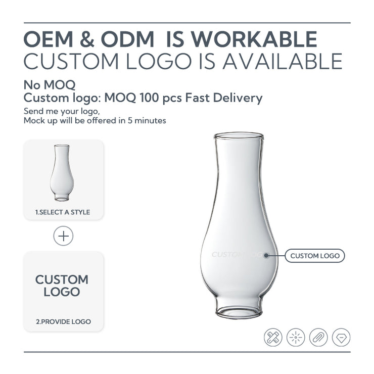 Campingmoon Lamp Glass Globe T-1-AT