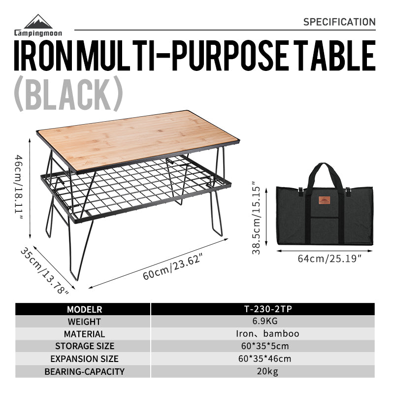 Campingmoon 2 Field Racks T-230