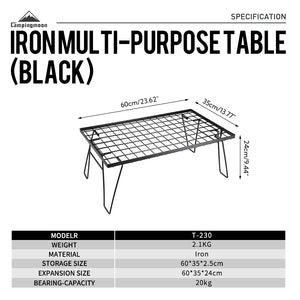 Campingmoon Foldable Storage Rack