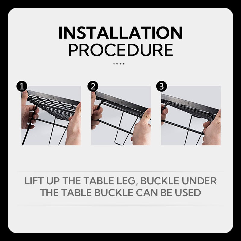 Campingmoon Foldable Storage Rack
