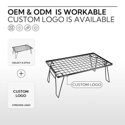 Campingmoon Foldable Storage Rack