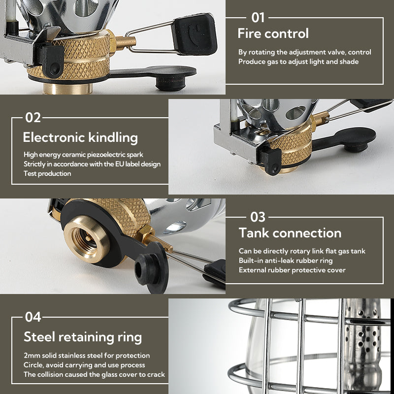 Campingmoon Medium Gas Lamp