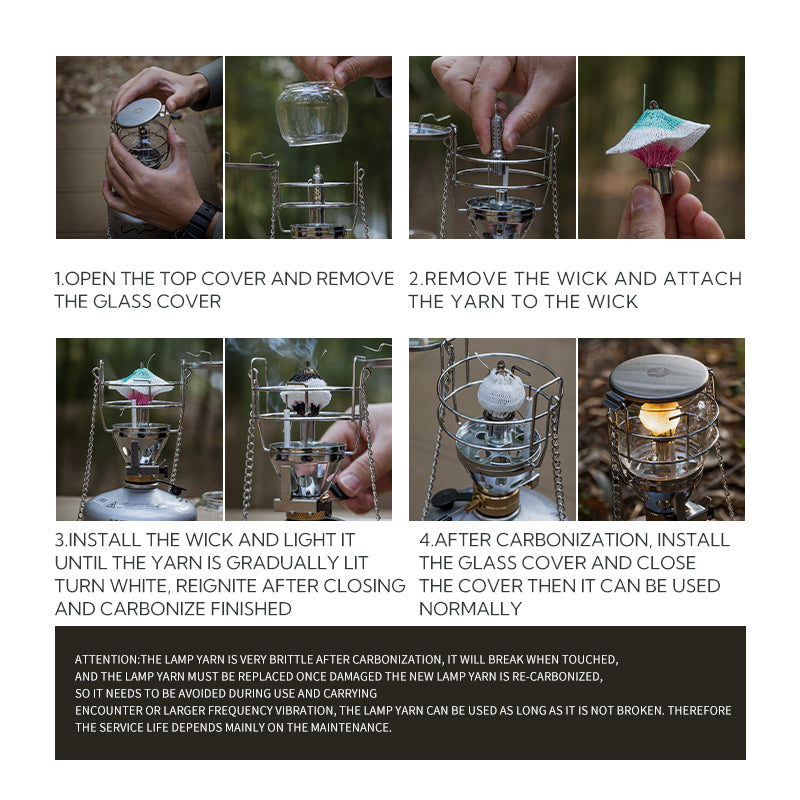 Campingmoon Medium Gas Lamp