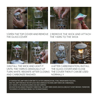 Campingmoon Medium Gas Lamp