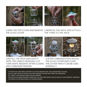 Campingmoon Medium Gas Lamp