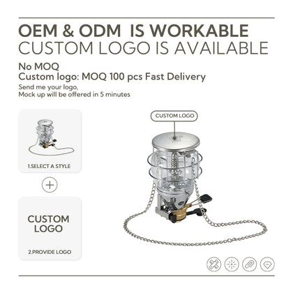 Campingmoon Medium Gas Lamp